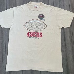 Vintage 49ers Class of ‘81 tshirt sz XL